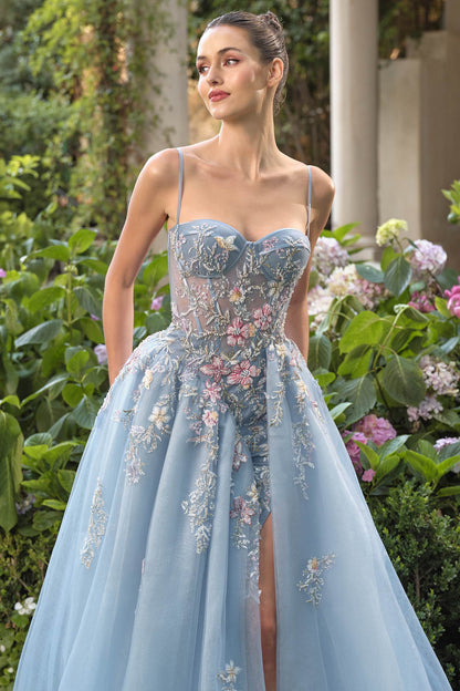Andrea &amp; Leo A1490 Whimsical Strapless Prom Ball Gown