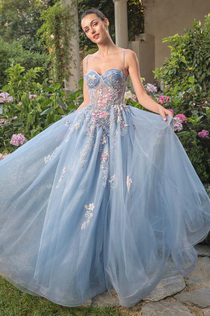 Andrea &amp; Leo A1490 Whimsical Strapless Prom Ball Gown