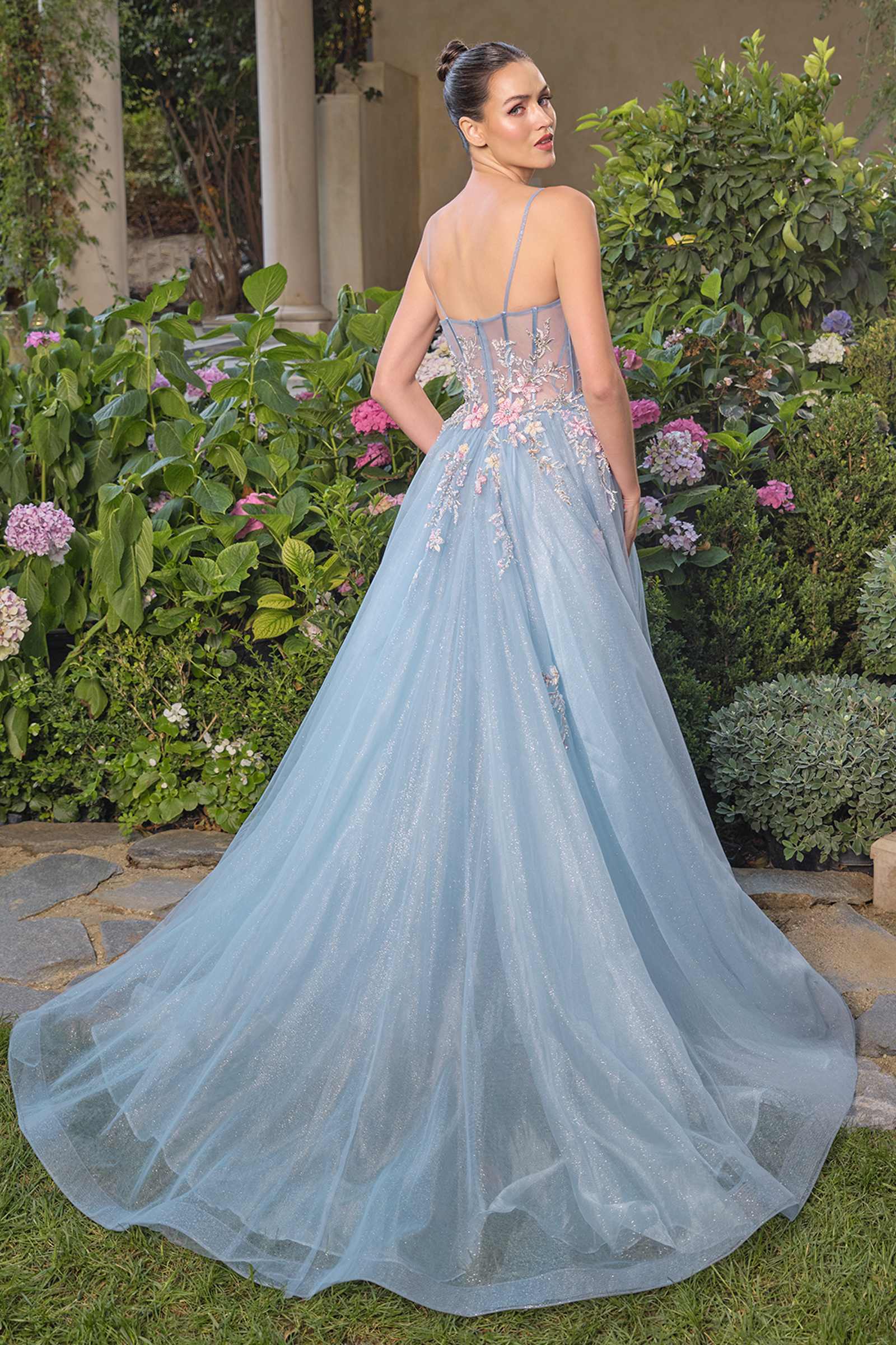 Andrea &amp; Leo A1490 Whimsical Strapless Prom Ball Gown