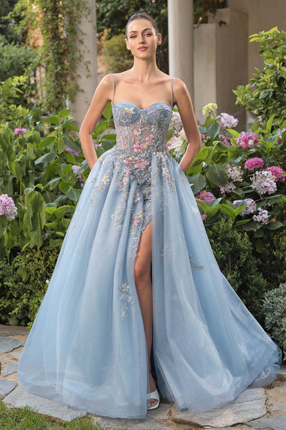 Andrea &amp; Leo A1490 Whimsical Strapless Prom Ball Gown