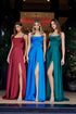 Nox Anabel A1744 Elegant Stretch Satin A-Line Evening Dress by DiscountDressShop