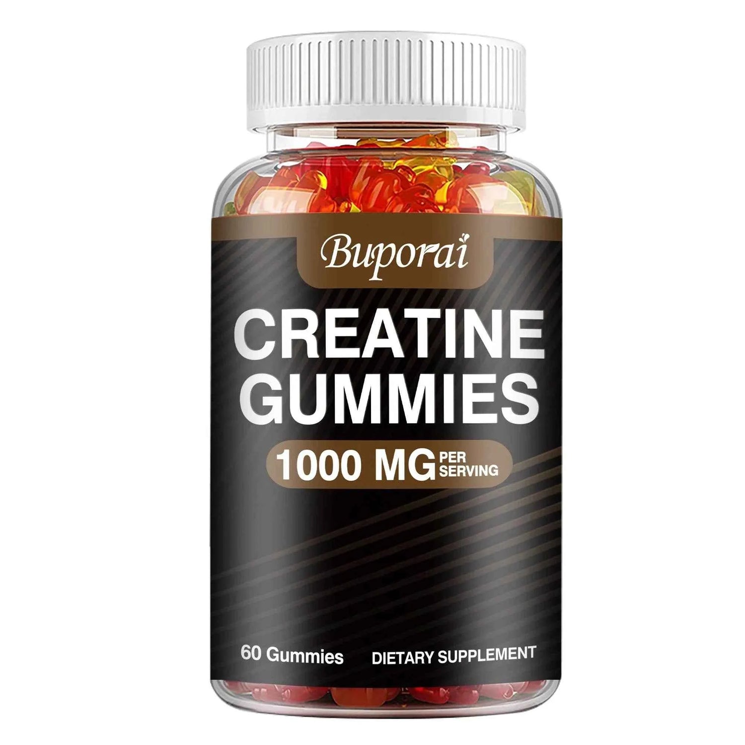 Creatine Monohydrate - Boost Energy, Build Muscle Mass, and Improve Athletic Performance - 60 Gummies