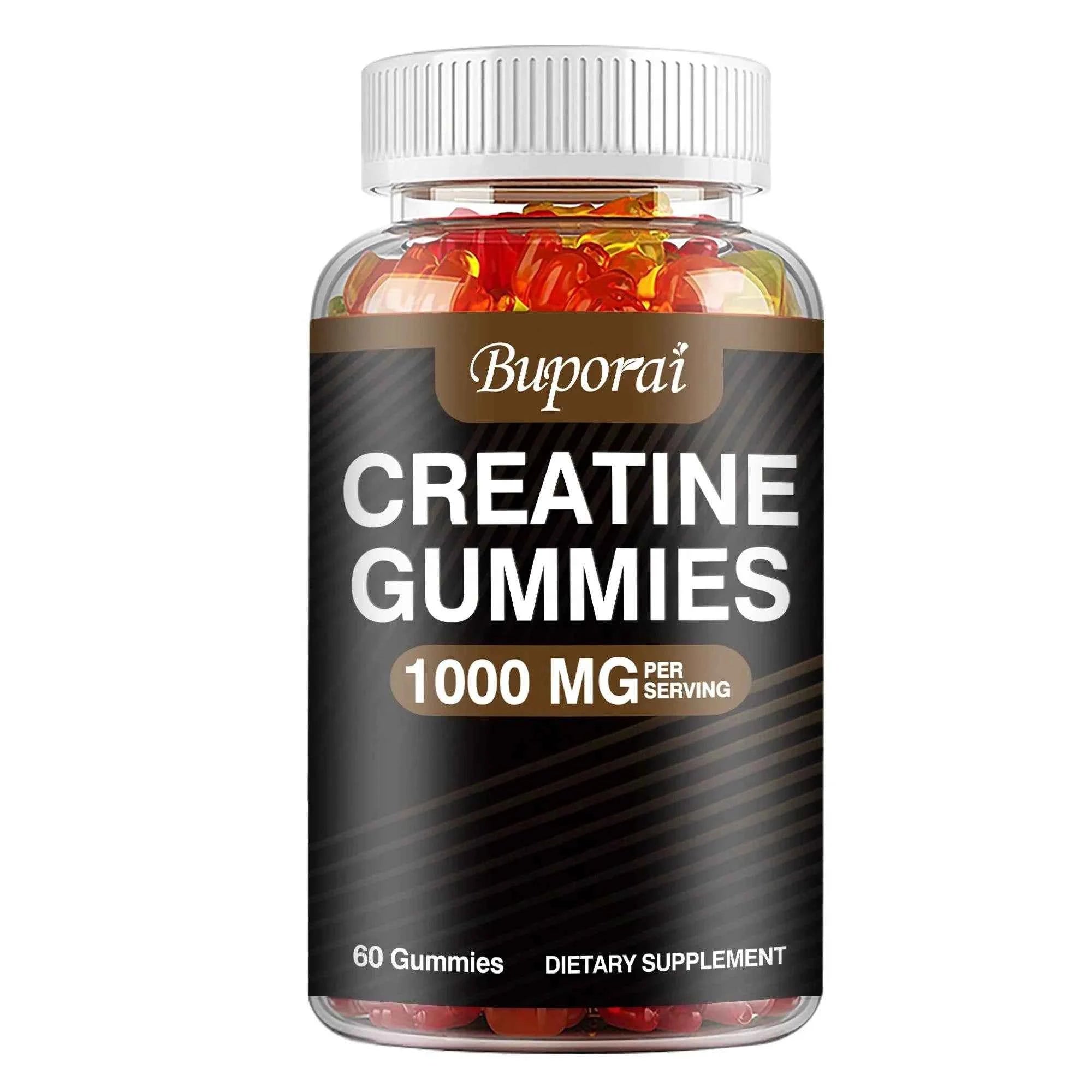 Creatine Monohydrate - Boost Energy, Build Muscle Mass, and Improve Athletic Performance - 60 Gummies
