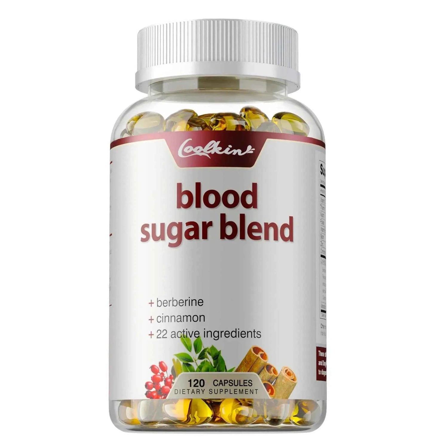 Blood Sugar Blend Capsules - Maintains Healthy Blood Sugar Levels and Supports Heart and Cardiovascular Health - 120 Capsules