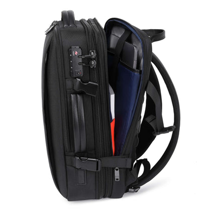 Pro Travel Vegan Backpack 401 - Expandable &amp; Lock by Doshi FCSA