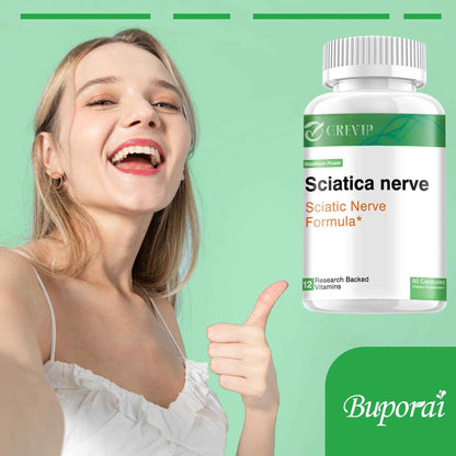 Sciatic Nerve Supplement - Nervous System and Joint Support - R-Alpha Lipoic Acid, Vitamin B Complex - 60 Capsules