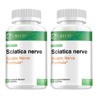 Sciatic Nerve Supplement - Nervous System and Joint Support - R-Alpha Lipoic Acid, Vitamin B Complex - 60 Capsules