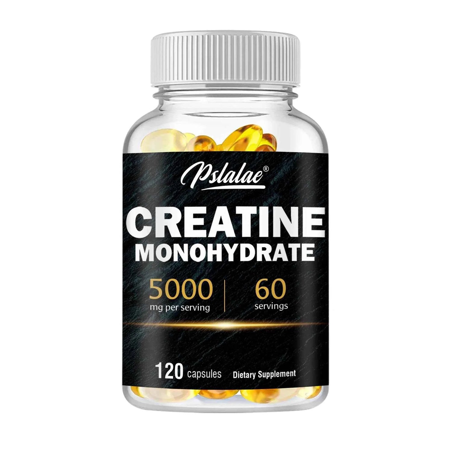 Creatine Monohydrate - Build Muscle, Improve Athletic Performance, Improve Energy Endurance and Promote Recovery - 120 Capsules
