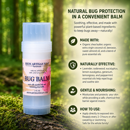 Bug Balm | Made With Essential Oils | 100% Natural by MION Artisan Soap Co.