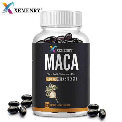 Maca Extract - Enhance Energy Endurance, Improve Athletic Performance, and Relieve Fatigue - 120 Capsules
