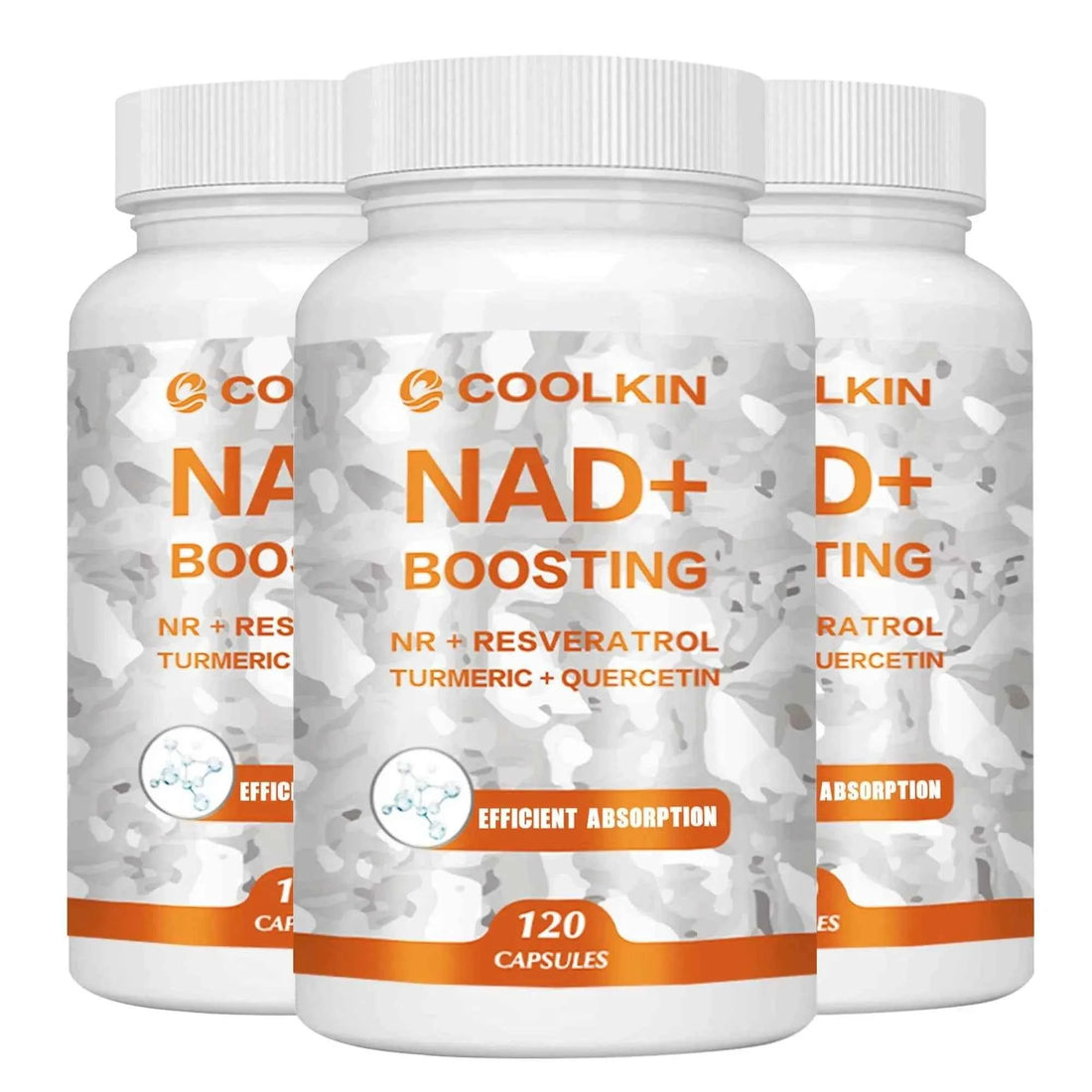 NAD + Boosting - with Trans-resveratrol, Quercetin - Enhance Cell Vitality and Help Cell Repair, Anti-aging - 120 Capsules