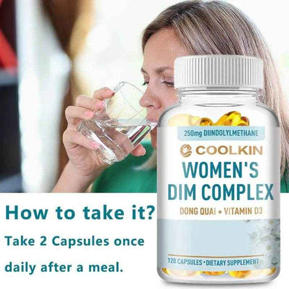 DIM Supplements for Women - Hormone Balance, Promotes Estrogen Metabolism, Menopausal Support, Antioxidant - 120 Capsules