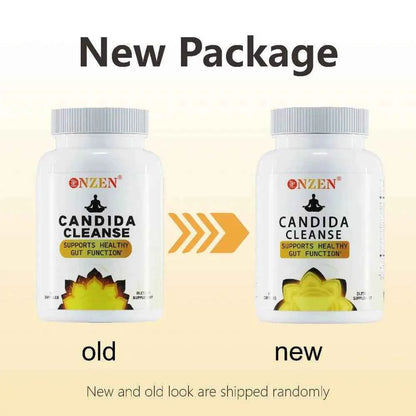 Candida Cleanse -Gut and ColonSupport -for Men &amp; Women -AntiYeast Overgrowth -Oregano Leaf, Wormwood, Black Walnut, caprylic Ac