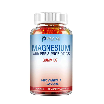 Magnesium Citrate - Supports Muscles, Nerves, Bones and Heart, Reduce Stress and Improve Sleep - 60 Gummies
