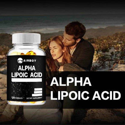 Alpha Lipoic Acid 600mg - for Brain and Heart Health, Relax Nervous System - 120 Capsules