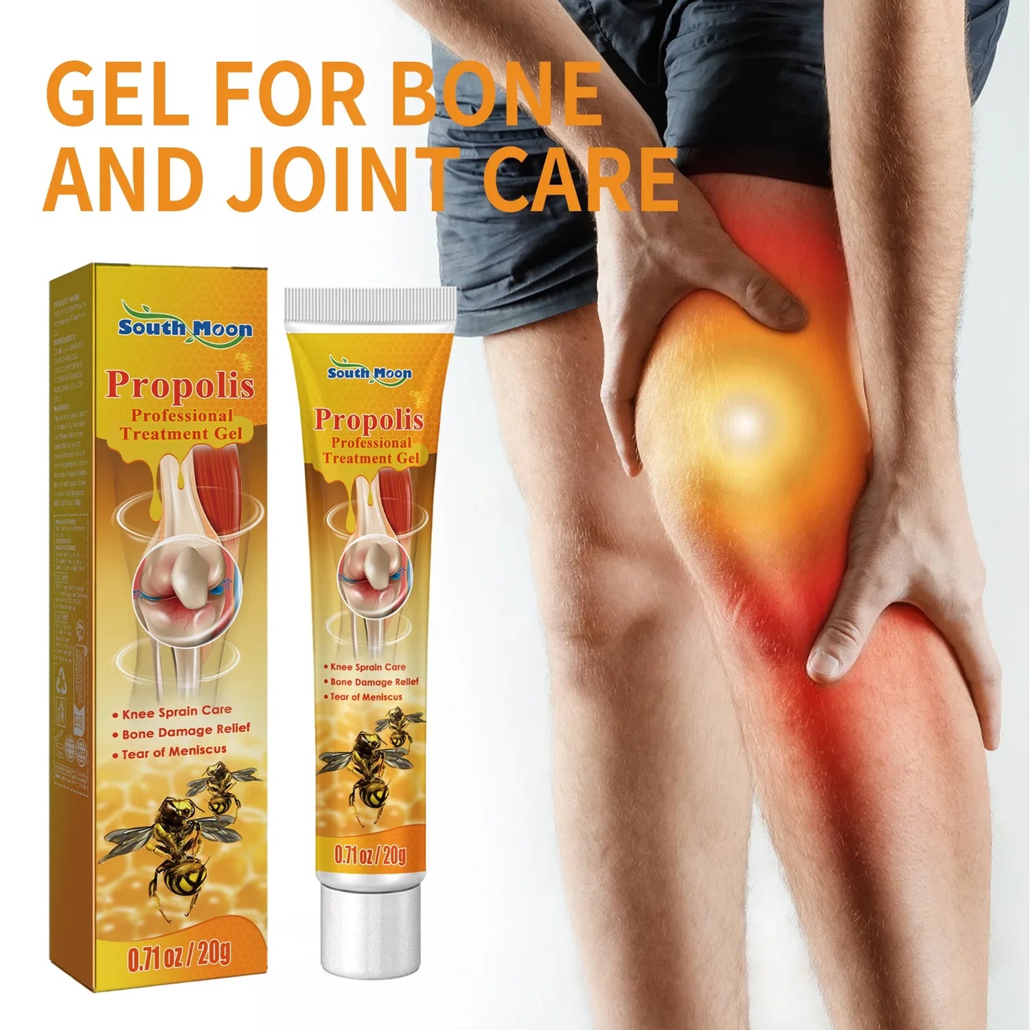 20g South Moon Bone And Joint Care Cream Care Lumbar Cervical Vertebrae Relieve Knee Muscle Bone Pain Body Healthy Massage Cream by Roksy