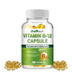 Vitamin B12 - Supports Energy Metabolism and Nervous System, Good for Brain and Heart Health - 120 Capsules