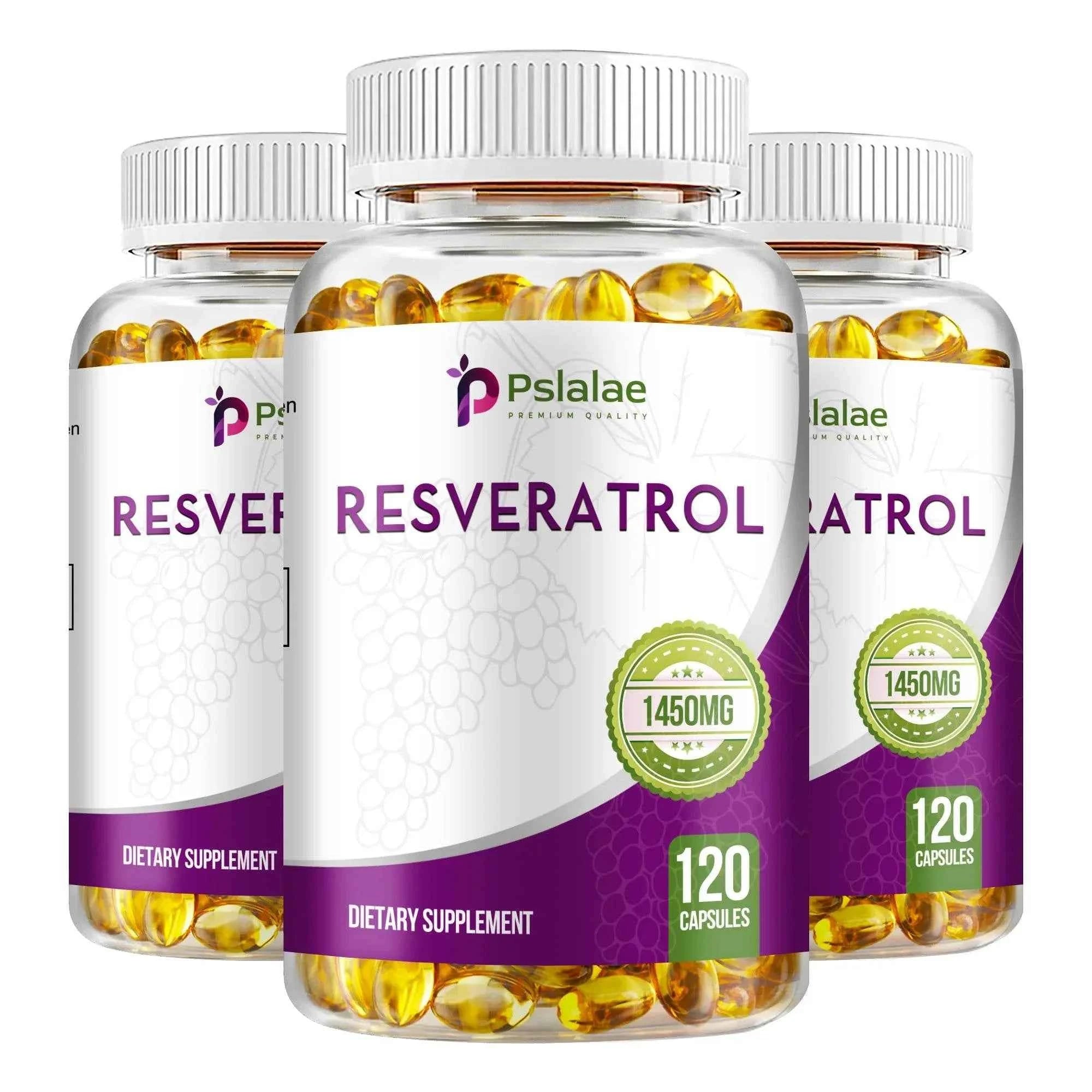 Resveratrol - Enhance The Immune System, Promote Skin Smoothness, Metabolism - 120 Capsules