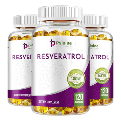 Resveratrol - Enhance The Immune System, Promote Skin Smoothness, Metabolism - 120 Capsules