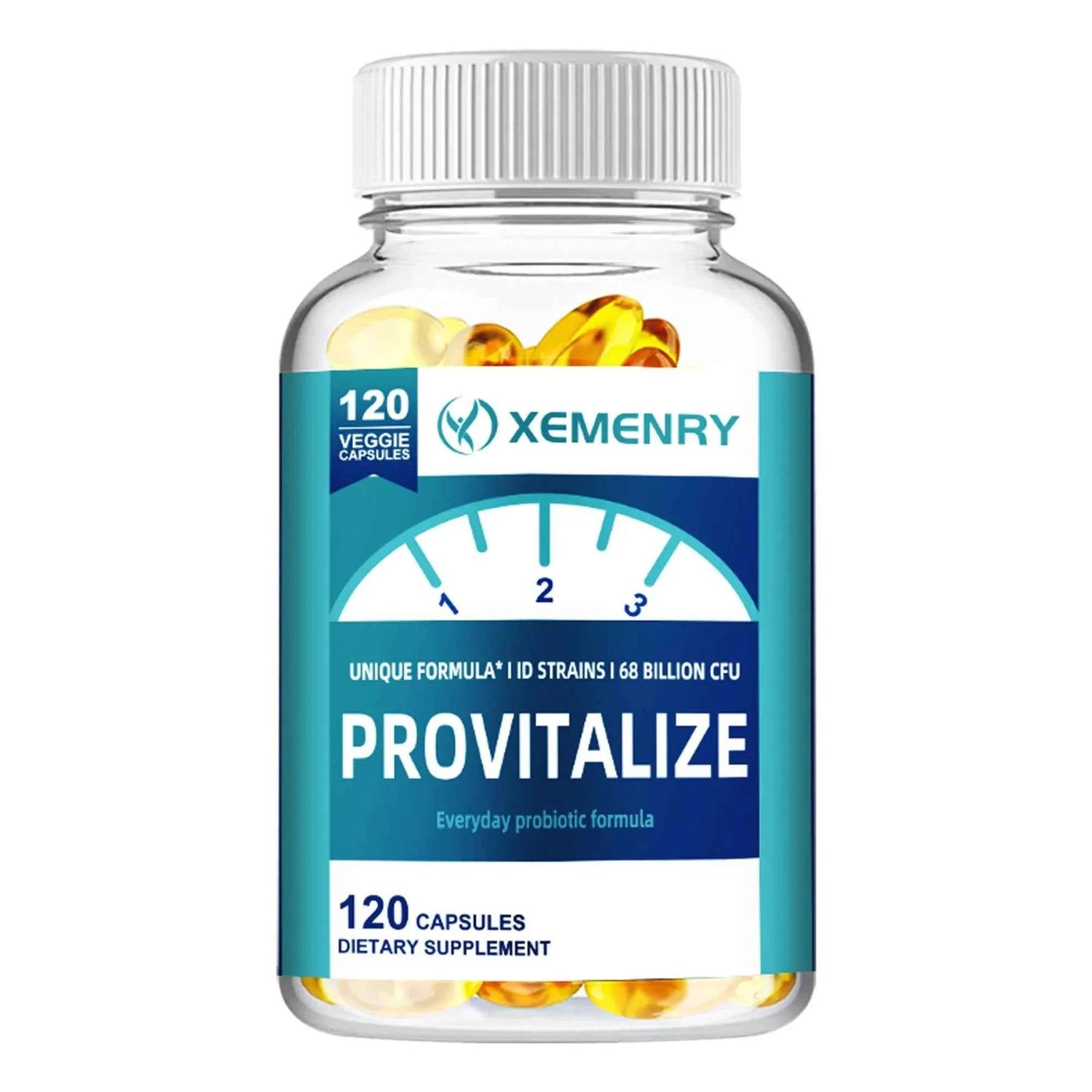 Provitalize Supplement - Digestive Support, Bloating Relief, Weight Management, Gut Health - 120 Capsules