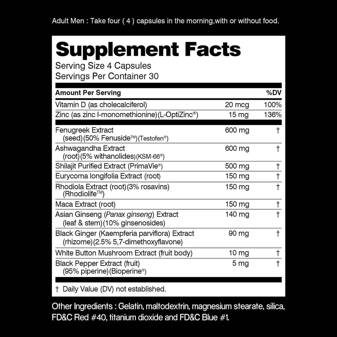 TOTAL-T MAXX - Ashwagandha, Muscle Health, Maximum Total Testosteron Boosting Formula - 120 Capsules
