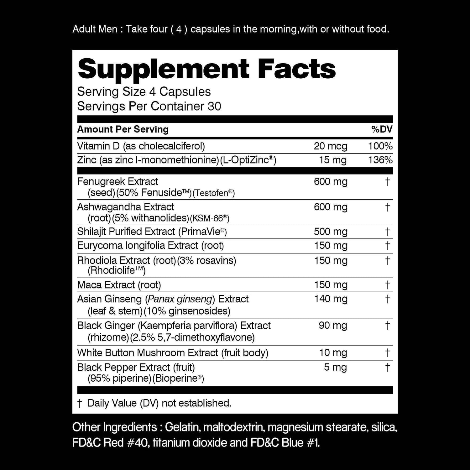TOTAL-T MAXX - Ashwagandha, Muscle Health, Maximum Total Testosteron Boosting Formula - 120 Capsules