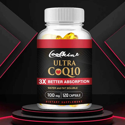 Ultra CoQ10 - Provides Energy, Supports Heart and Cardiovascular Health, Antioxidant - 120 Capsules