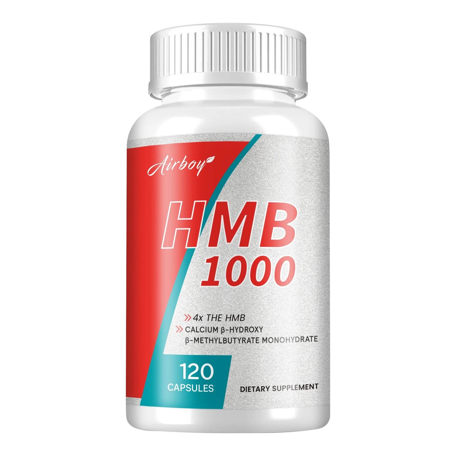 HMB Supplements - Improves Endurance, Builds Lean Muscle Mass and Promotes Muscle Recovery - 120 Capsules