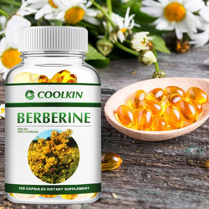 Premium Berberine Supplement - Supports Immune System, Cardiovascular Heart &amp; Gastrointestinal Wellness - 120 Capsules
