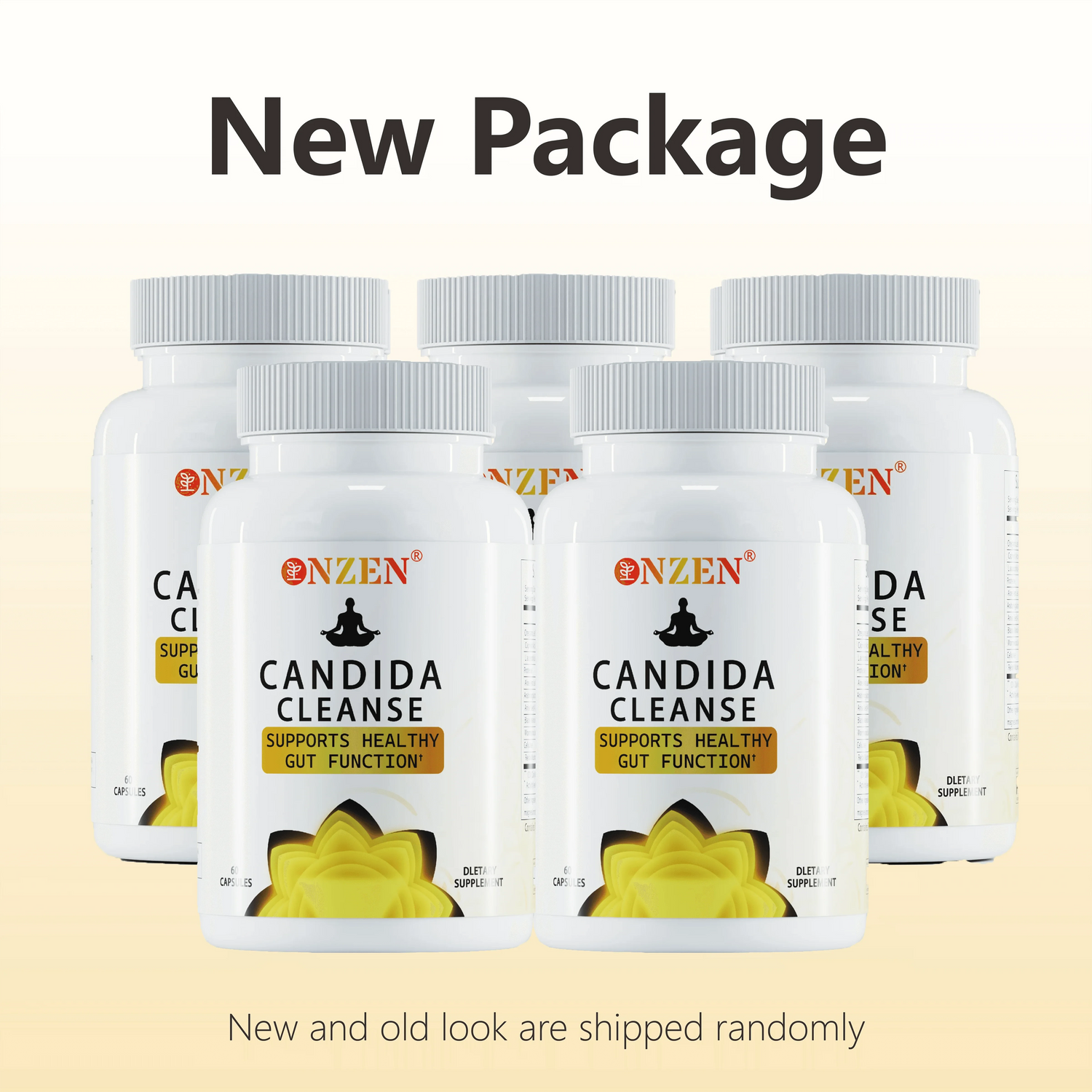 Candida Cleanse -Gut and ColonSupport -for Men &amp; Women -AntiYeast Overgrowth -Oregano Leaf, Wormwood, Black Walnut, caprylic Ac