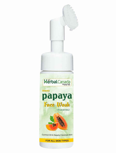 Herbal Canada Honey Papaya Foaming Face Wash