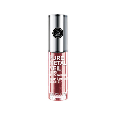 ABSOLUTE Pure Metal Veil Fluid Eyeshadow - Candied Rose - eye makeup