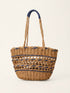 Handwoven Paper Straw Open-Weave Tote Bag by LINTICO