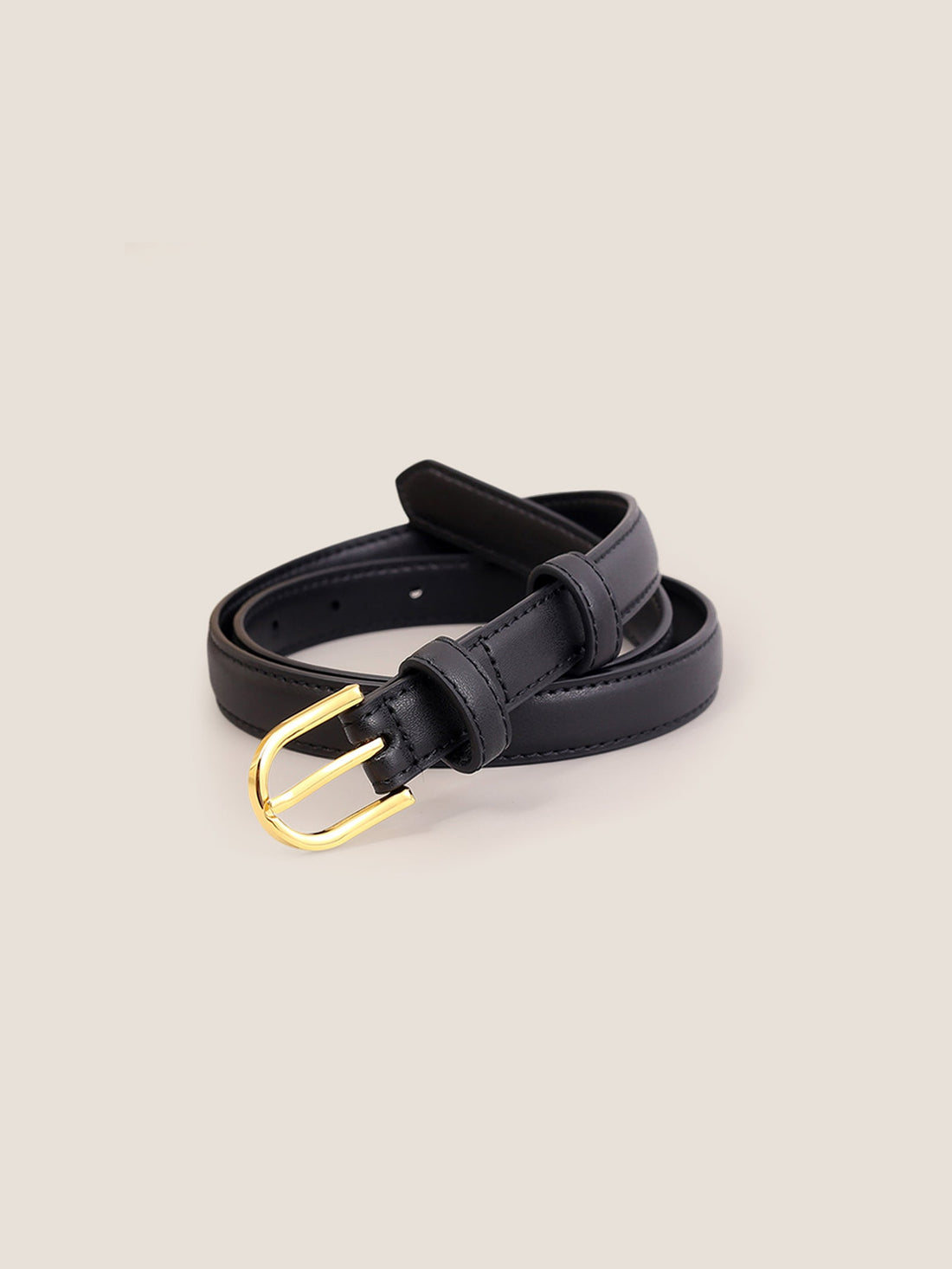 Premium Cowhide Belt With Retro Electroplated Alloy Buckle by LINTICO