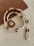 Bohemian Hand-Woven Waxed Cord Waist Rope With Wooden Buckle by LINTICO