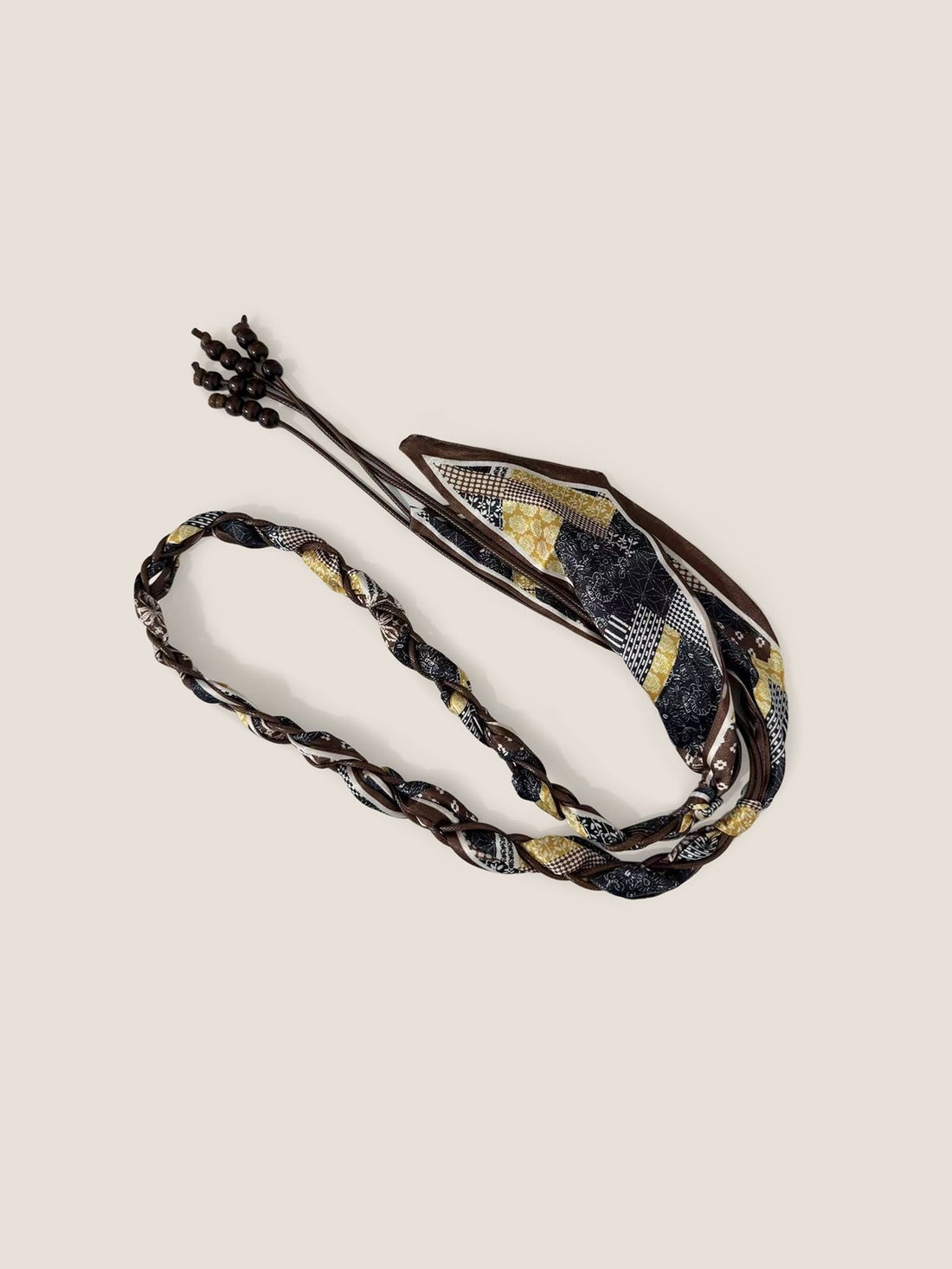 Bohemian Multi-Functional Woven Scarf Belt With Ethnic Prints by LINTICO