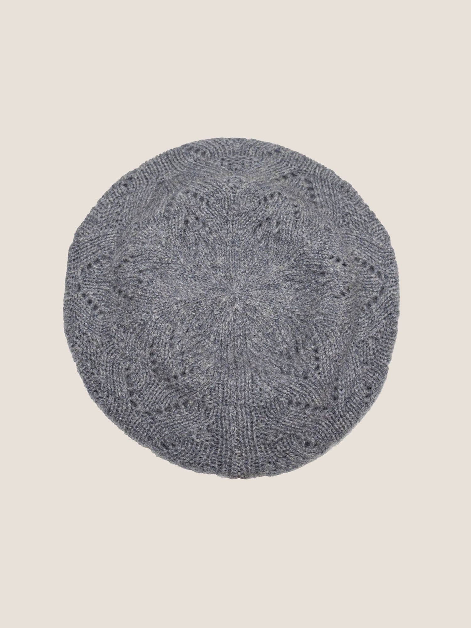 100% Wool Hand-Knit Beret by LINTICO