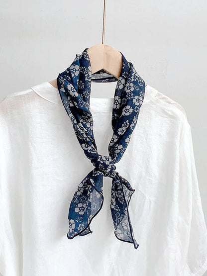 Ramie Vintage Print Handkerchief by LINTICO