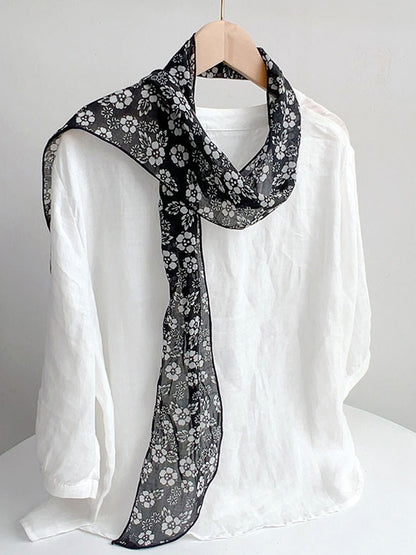 Ramie Vintage Print Handkerchief by LINTICO