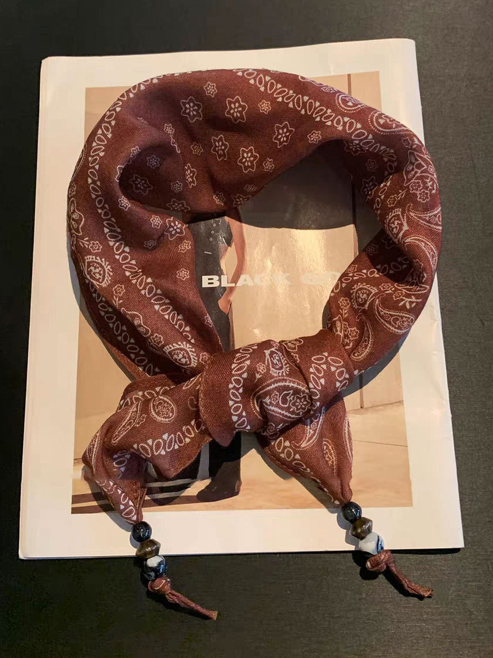 Bohemian Floral Multi-Functional Silk Scarf by LINTICO