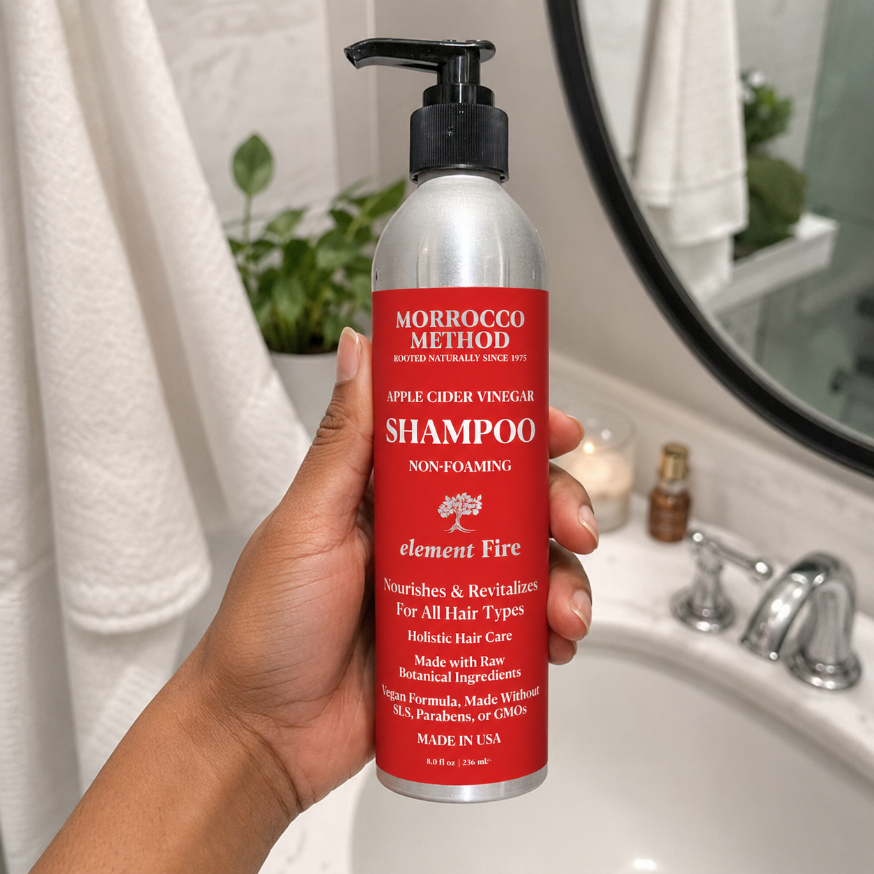 Apple Cider Vinegar Shampoo by Morrocco Method International