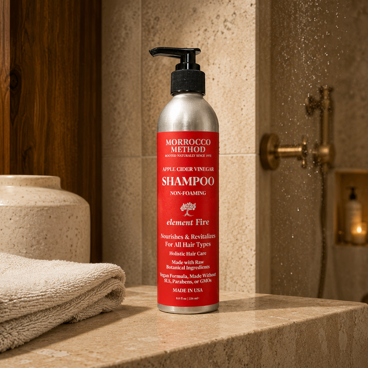 Apple Cider Vinegar Shampoo by Morrocco Method International