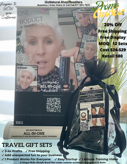 Wholesale Offers - GO NATURAL® ALL-IN-ONE® Powder - Travel Gift Sets