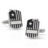 Antique Silver Military Tag Cufflinks by Cufflinks.com
