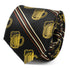 Beer Aficionado Black Striped Mens Tie by Cufflinks.com