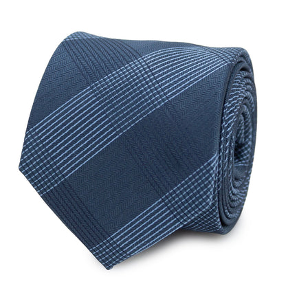 Best Dad Plaid Dark Blue Men&