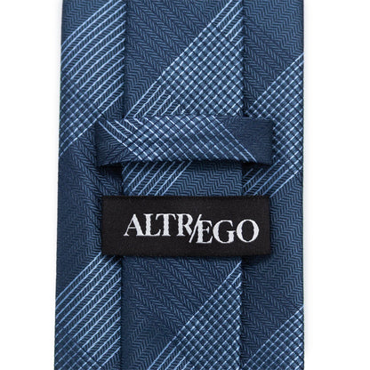 Best Dad Plaid Dark Blue Men&