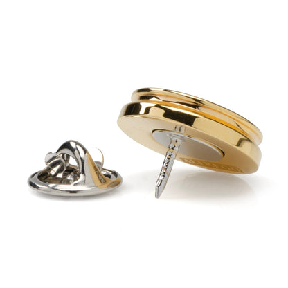 Bullet Silver Lapel Pin by Cufflinks.com