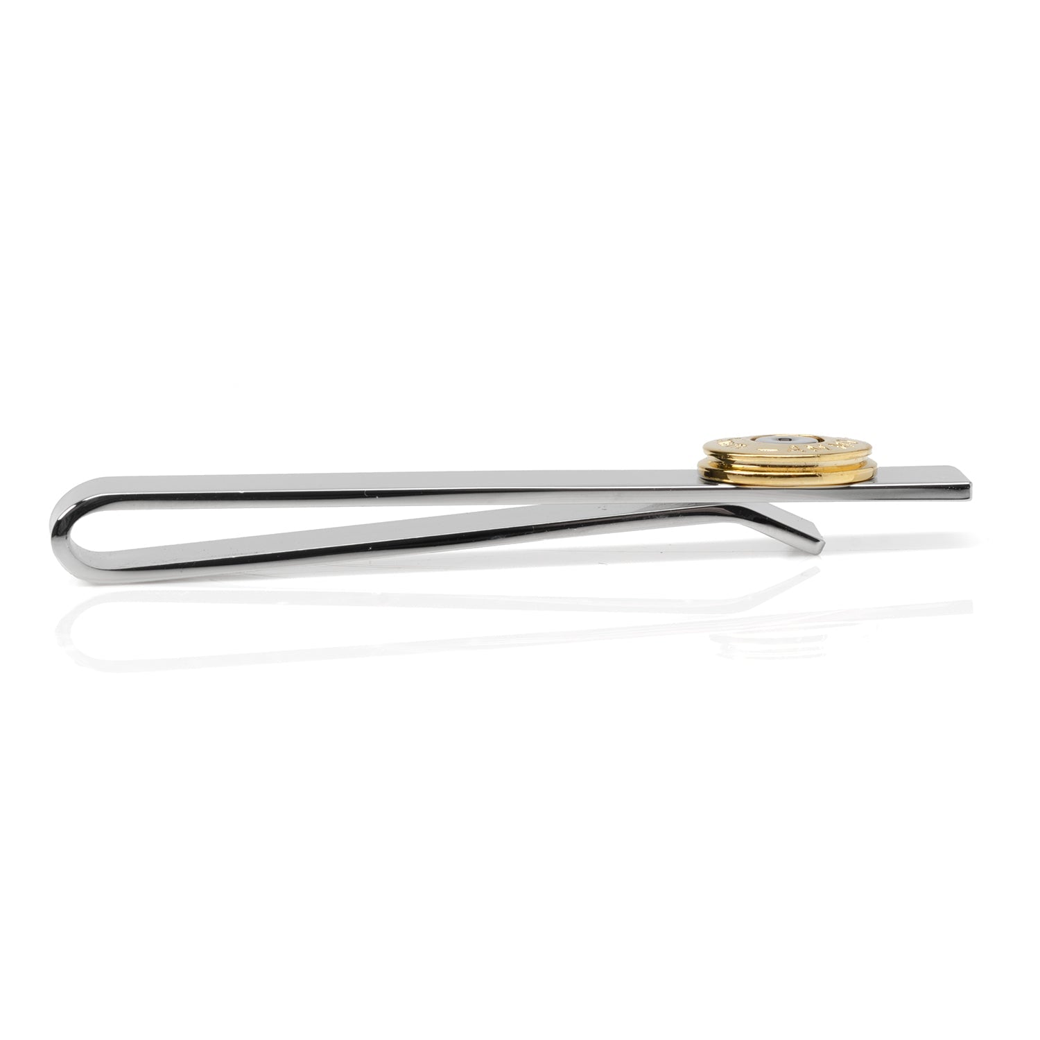 Bullet Silver Tie Bar by Cufflinks.com