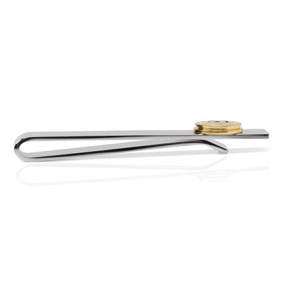 Bullet Silver Tie Bar by Cufflinks.com